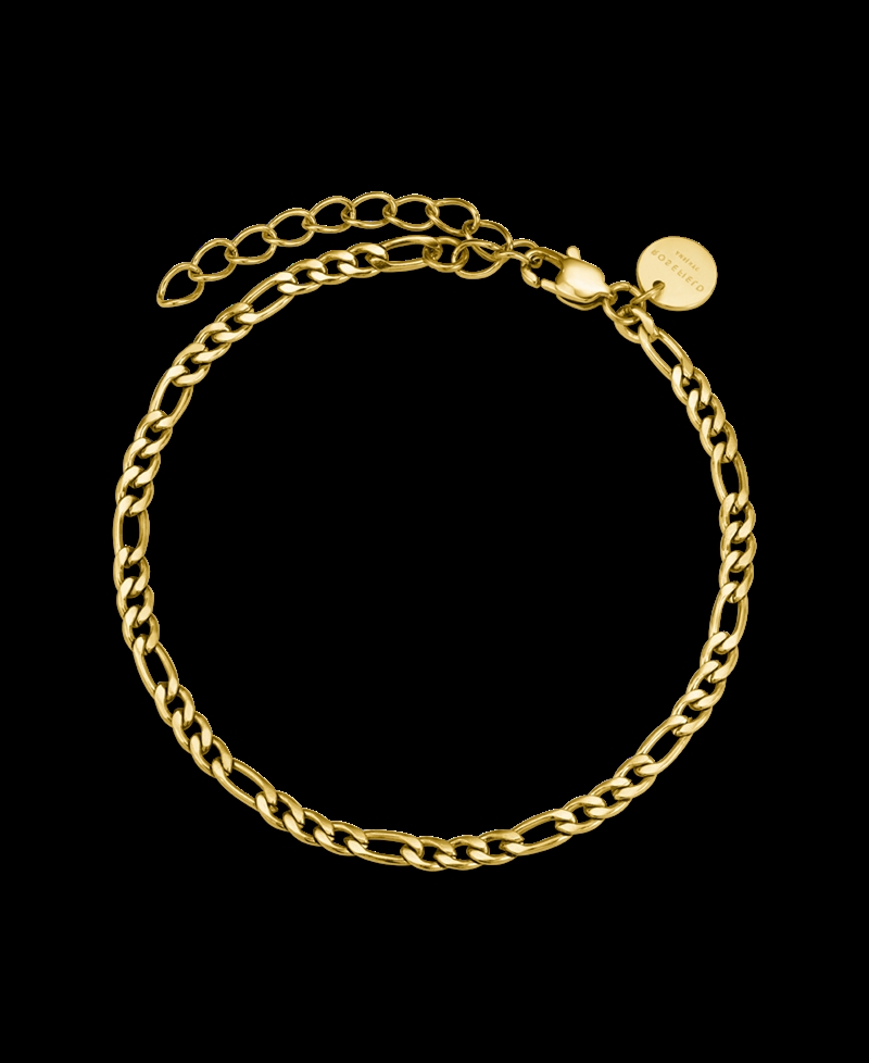 Rosefield Figaro Chain Bracelet Gold