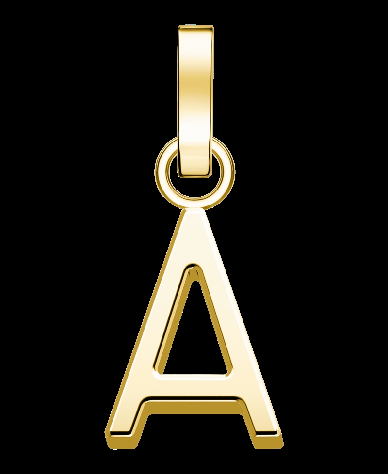 Rosefield Pendant Gold Letter A