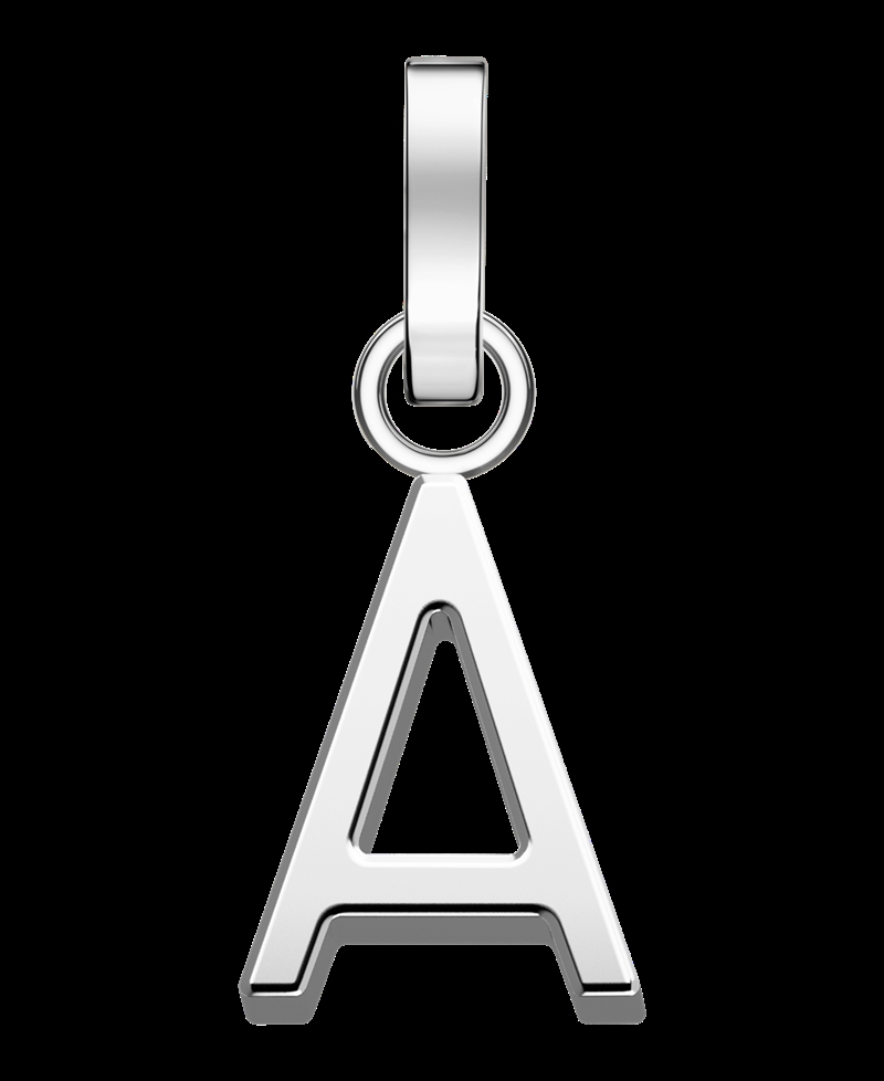 Rosefield Pendant Silver Letter A