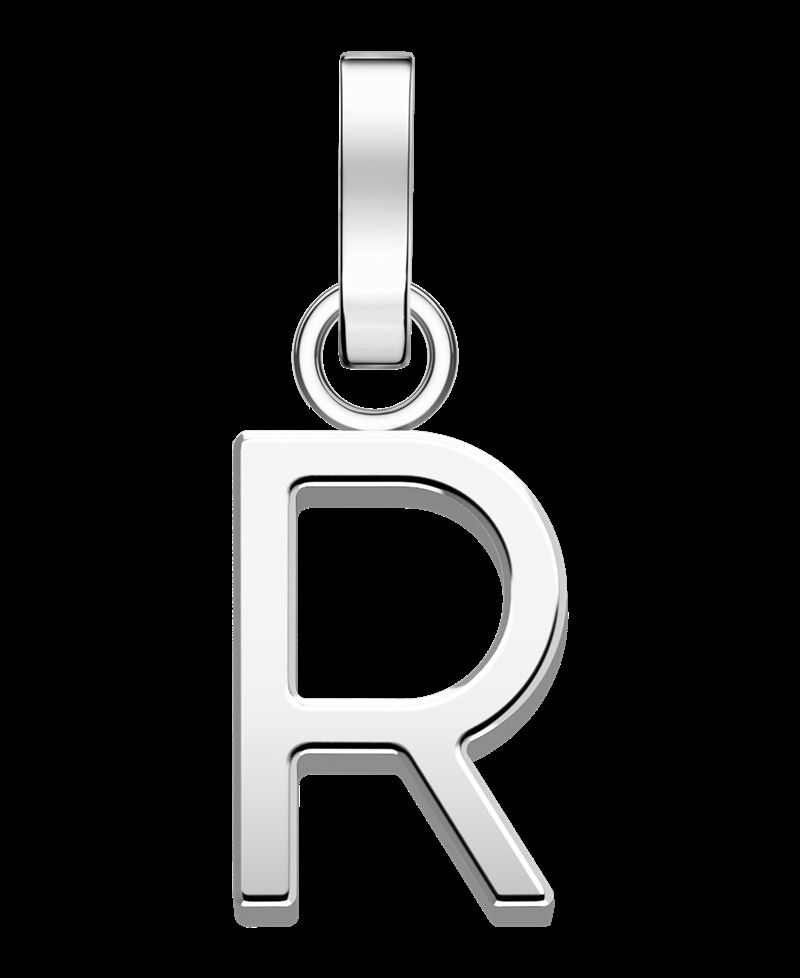 Rosefield Pendant Silver Letter R