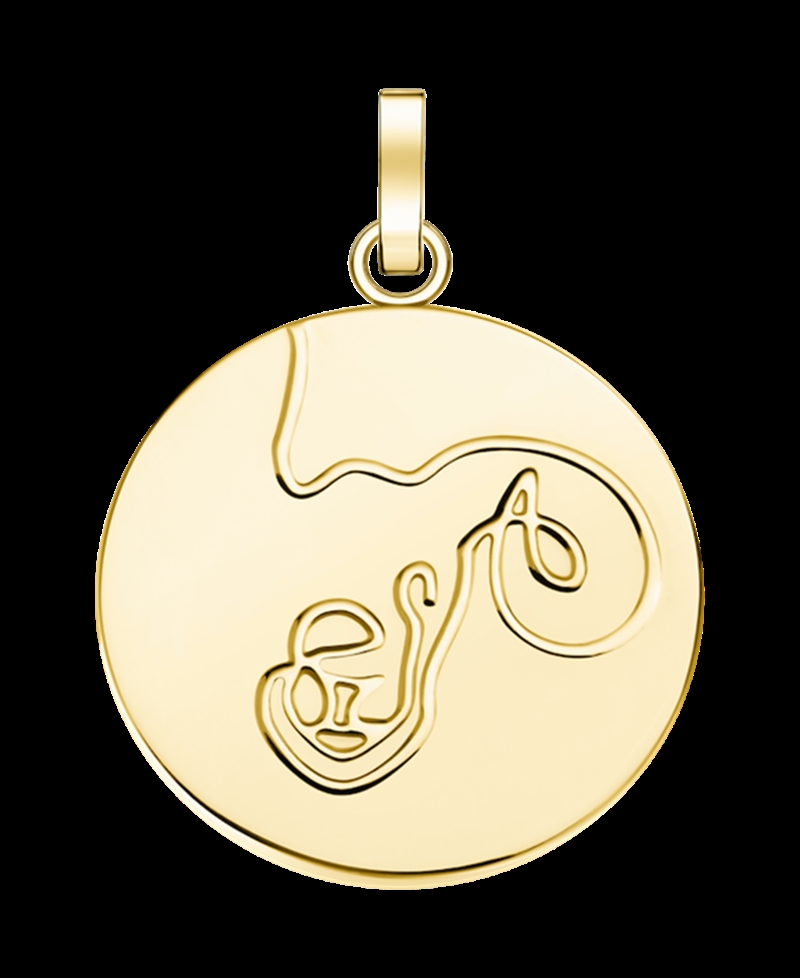 Rosefield Zodiac Coin Aries PE-Gold-Aries